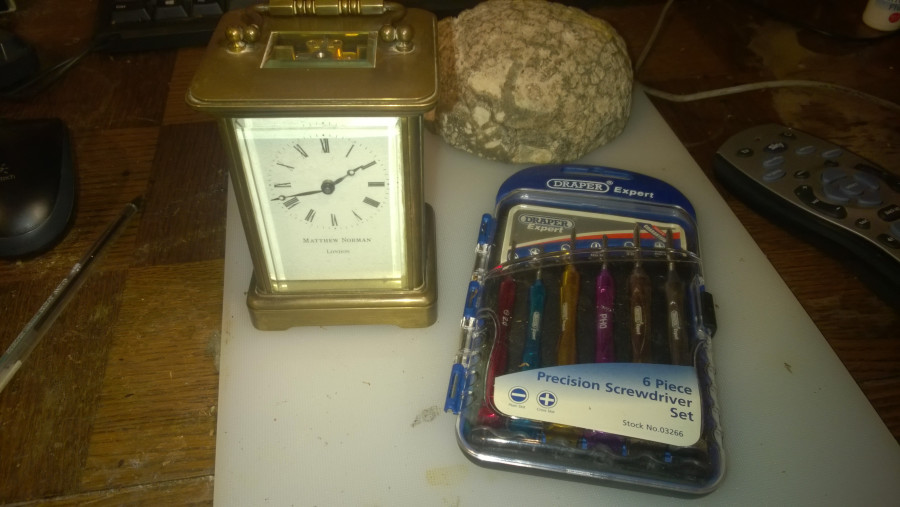 How to repair a Carriage Clock yourself the service clean Braintree