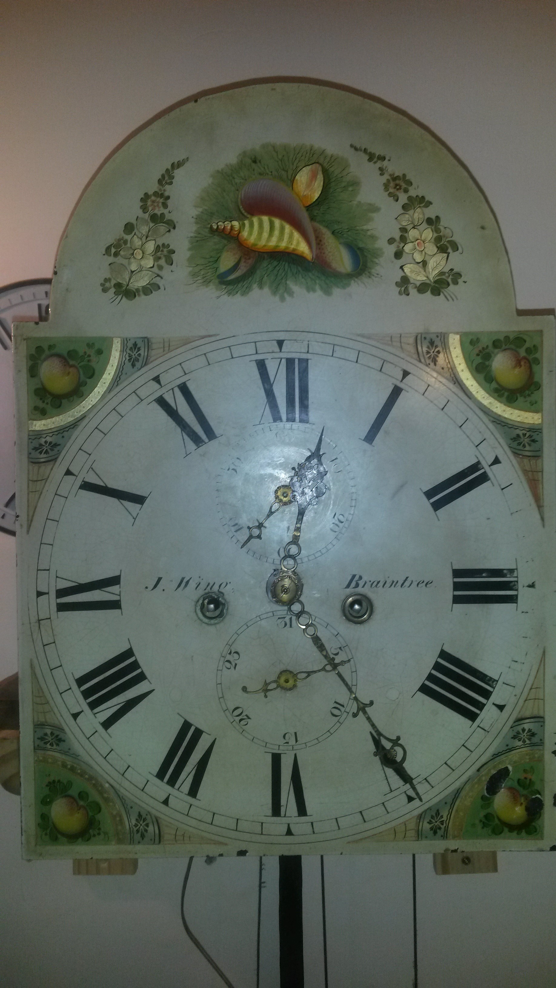 A Braintree Grandfather Clock Repaired! Braintree Clock Repairs