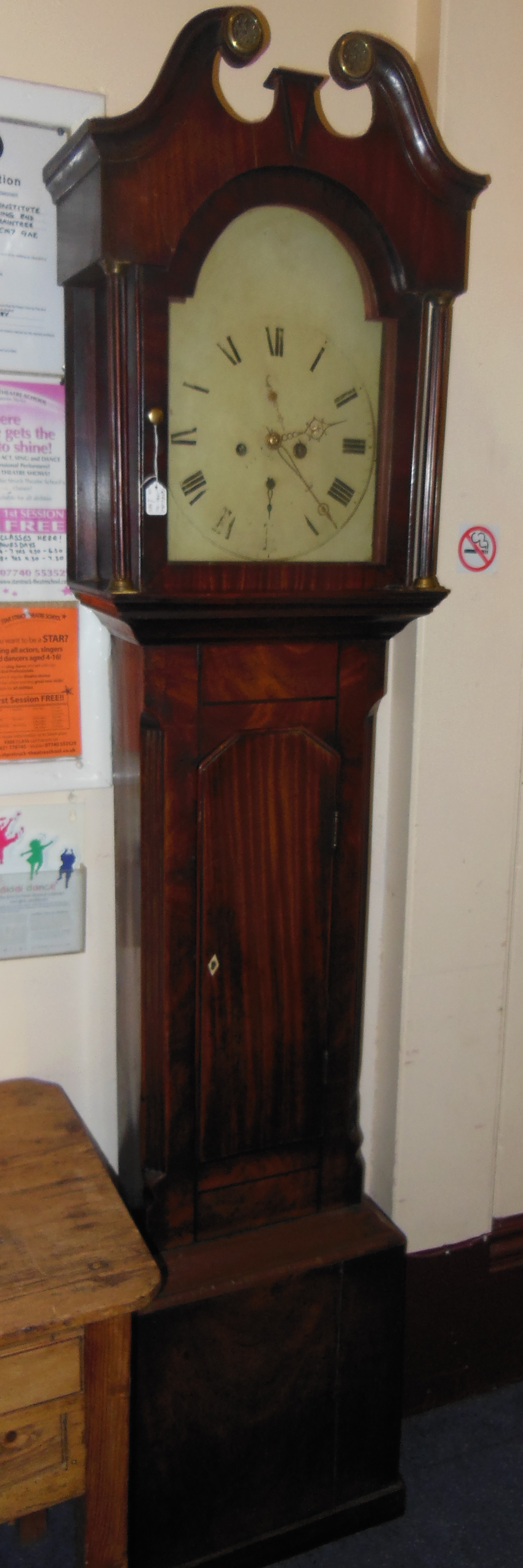 c1780 Grandfather clock for sale £485 Braintree Clock Repairs